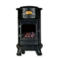 Provence 3.4kW Gas Heater - Gloss Black