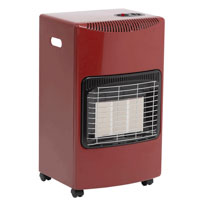 Lifestyle Seasons Warmth Portable Gas Heater - Red